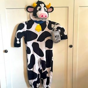 2T / 24 months Halloween Cow costume